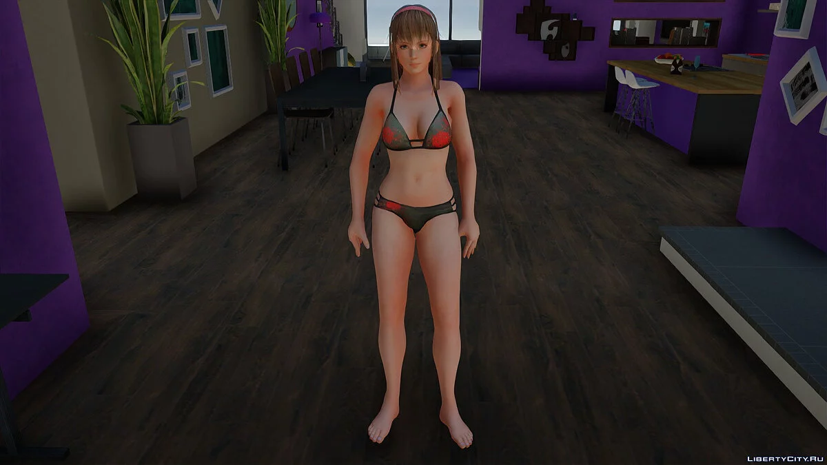 Hitomi in a bikini / GTA San Andreas