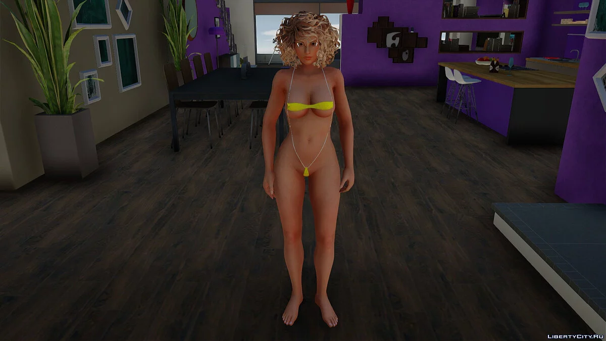Lisa Hamilton en micro-bikini / GTA San Andreas