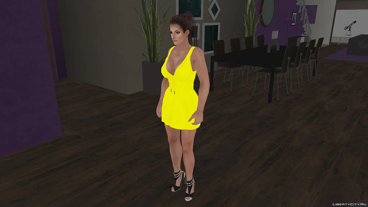 Lisa Hamilton in casual clothes v7 / GTA San Andreas