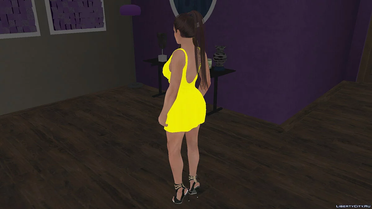 Lisa Hamilton in casual clothes v7 / GTA San Andreas