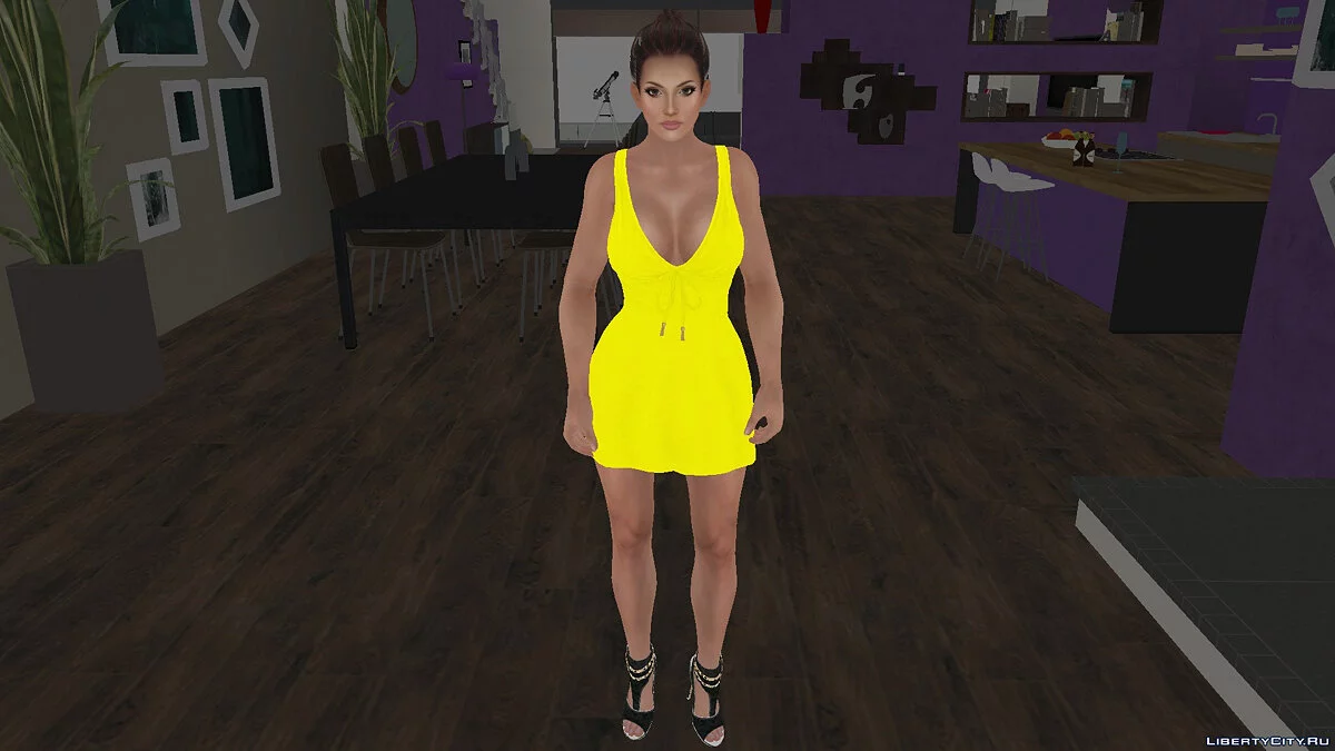 Lisa Hamilton in casual clothes v7 / GTA San Andreas
