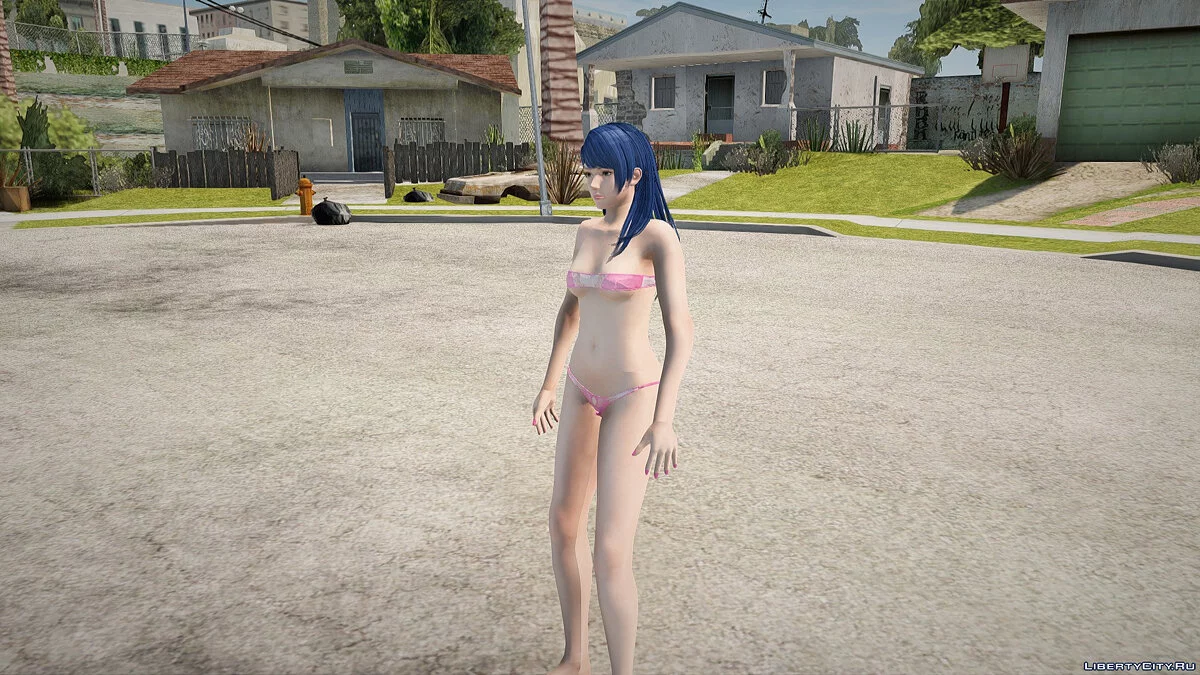 Lobelia en bikini de Dead or Alive Xtreme: Venus Vacation / GTA San Andreas
