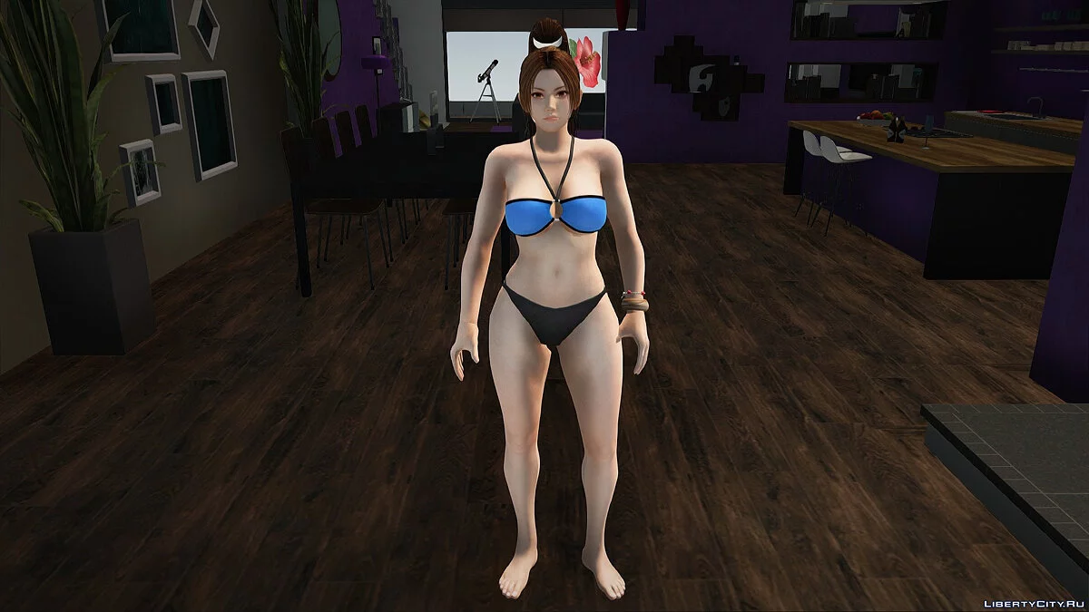 Mai Shiranui in a bikini / GTA San Andreas