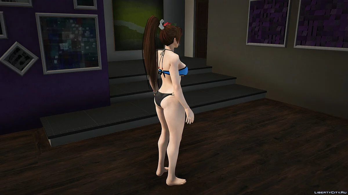 Mai Shiranui in a bikini / GTA San Andreas