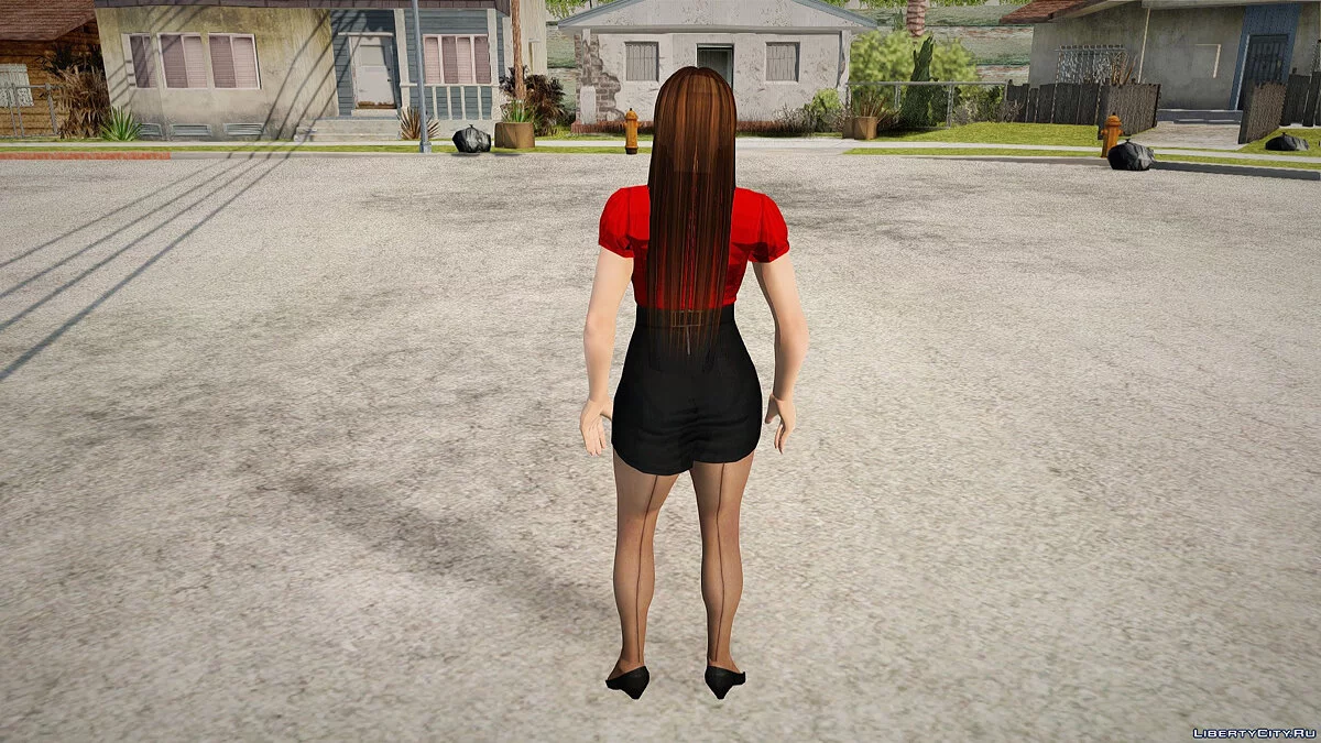Mai Shiranui in a business suit / GTA San Andreas