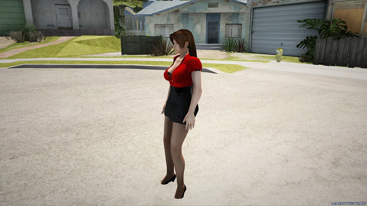 Mai Shiranui in a business suit / GTA San Andreas