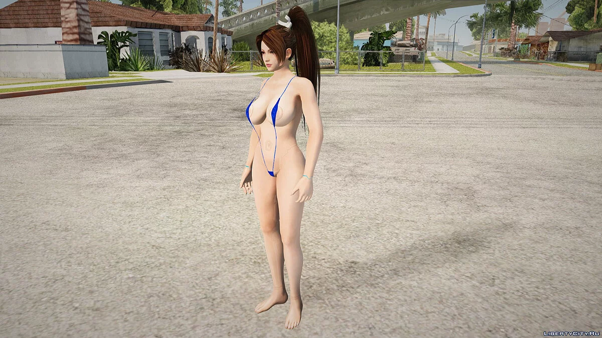 Mai Shiranui in micro-bikini / GTA San Andreas