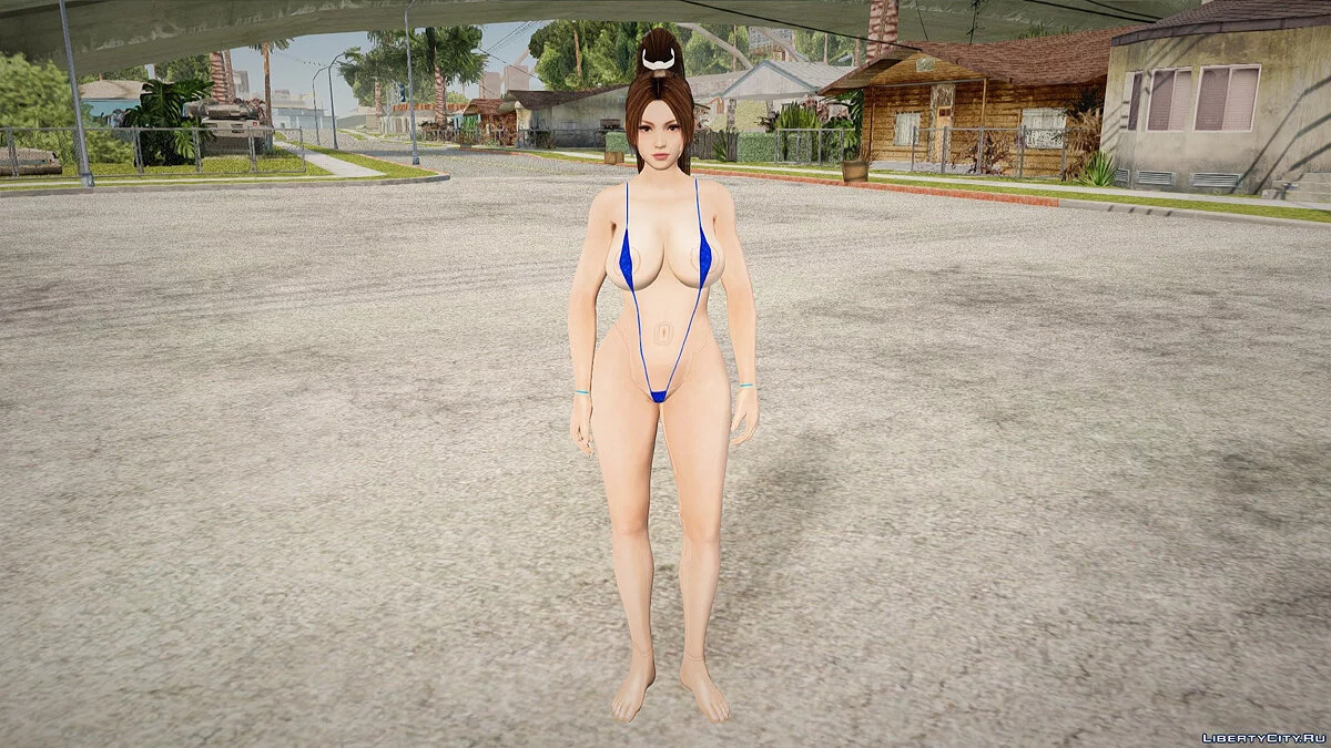 Mai Shiranui in micro-bikini / GTA San Andreas