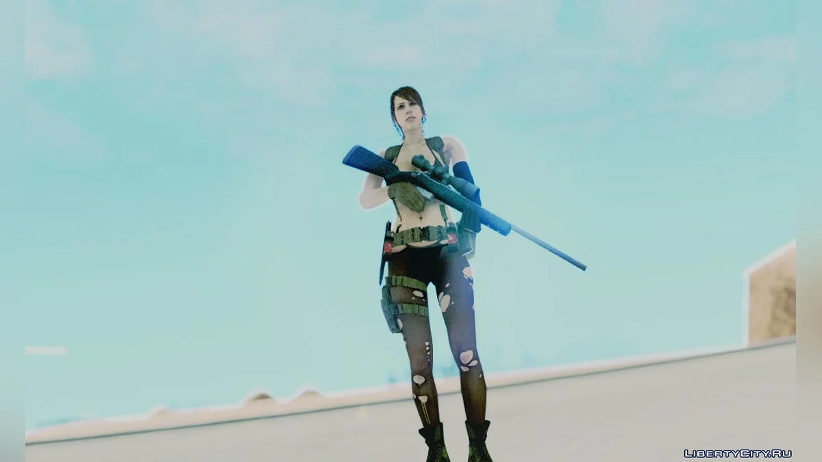 Quiet from Metal Gear Solid V: The Phantom Pain / GTA San Andreas