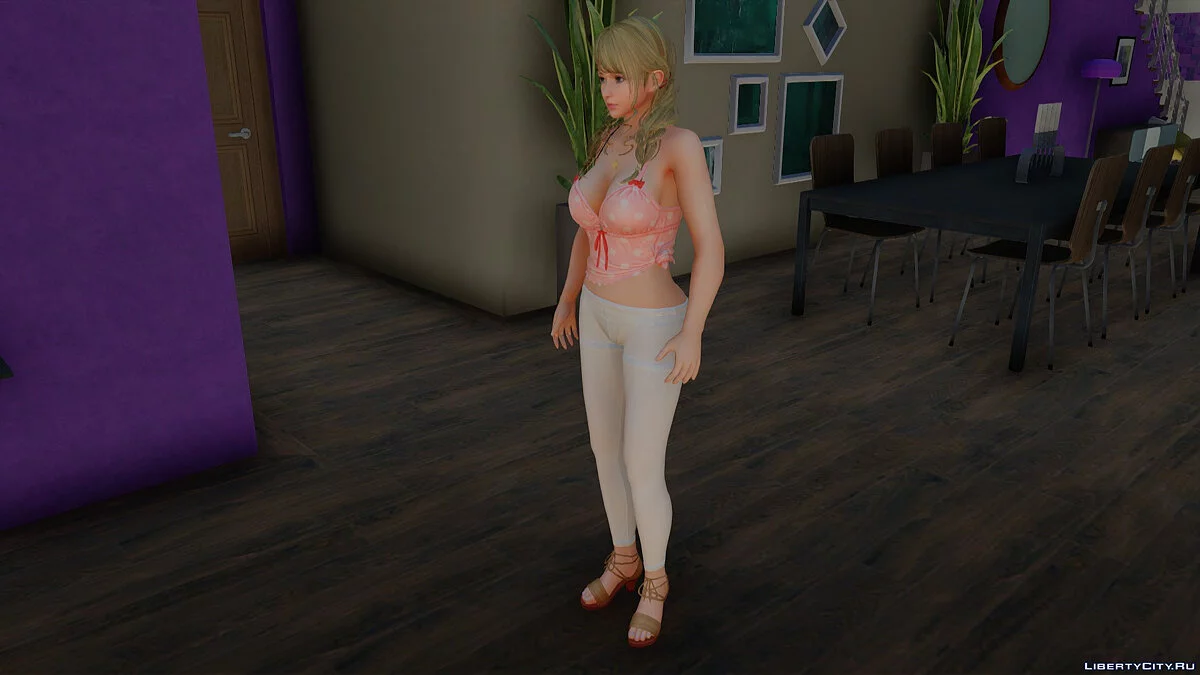 Mónica en ropa de calle / GTA San Andreas