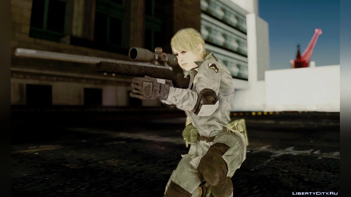 Sniper Wolf from Metal Gear Solid V: The Phantom Pain / GTA San Andreas