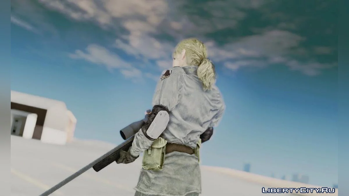 Sniper Wolf from Metal Gear Solid V: The Phantom Pain / GTA San Andreas