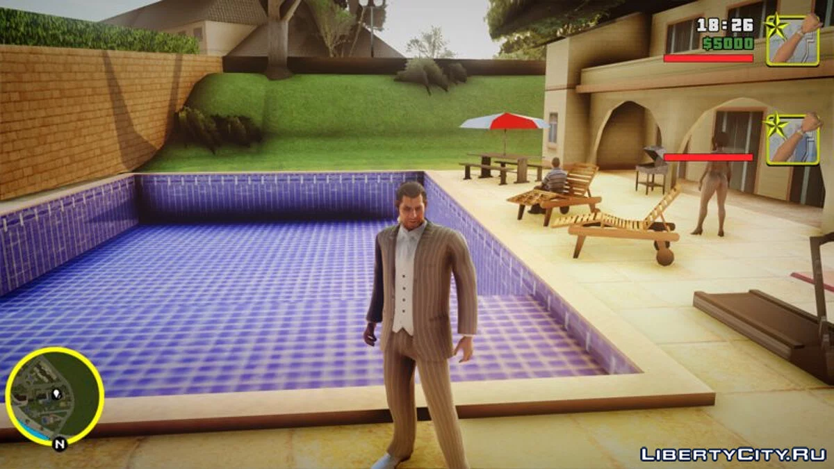 Тендо из Yakuza 7 / GTA San Andreas