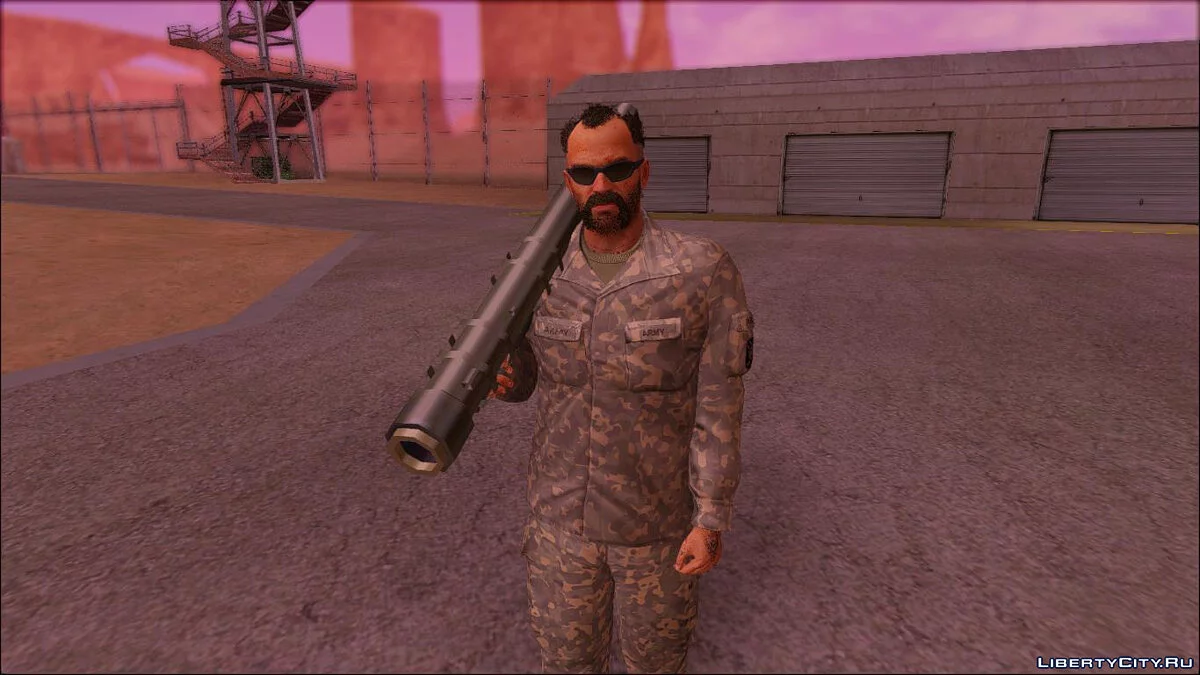Trevor de GTA 5 en uniforme militaire / GTA San Andreas