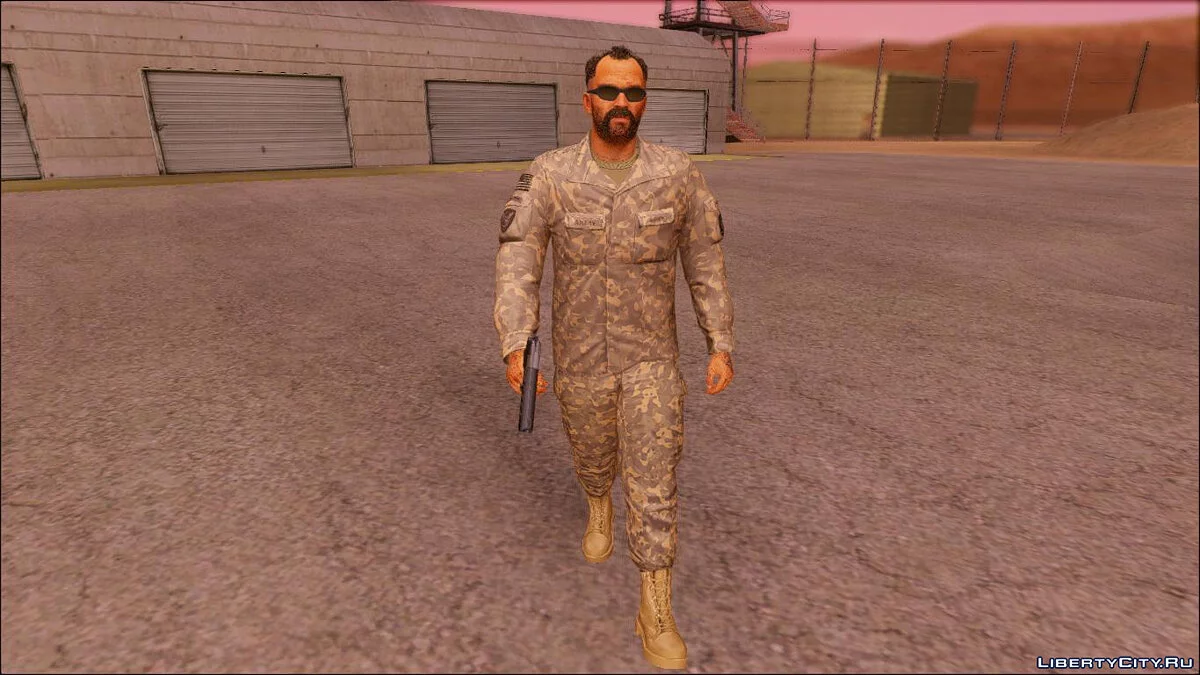 Trevor de GTA 5 en uniforme militaire / GTA San Andreas