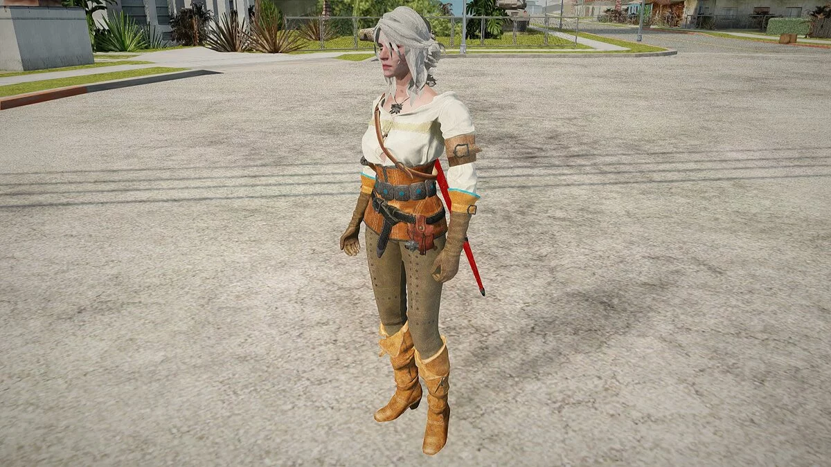 Cirilla aus Witcher 3 / GTA San Andreas