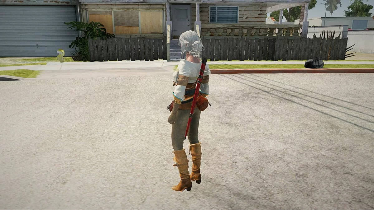 Cirilla aus Witcher 3 / GTA San Andreas