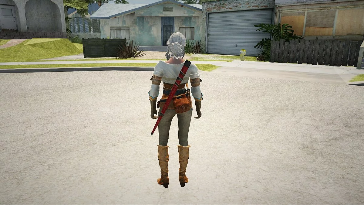 Cirilla aus Witcher 3 / GTA San Andreas