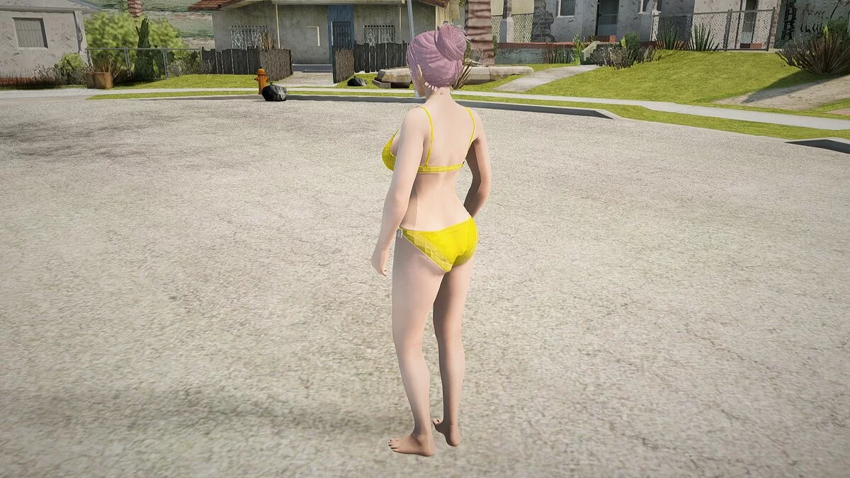 Элиза в нижнем белье / GTA San Andreas