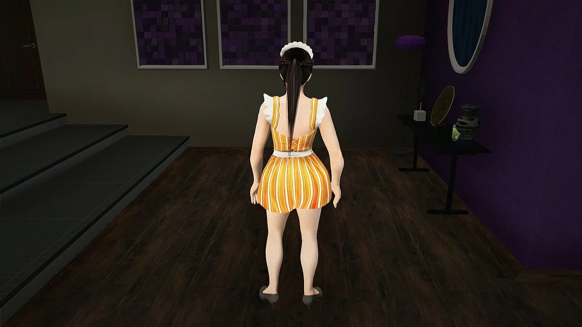 Kokoro em uniforme de empregada / GTA San Andreas