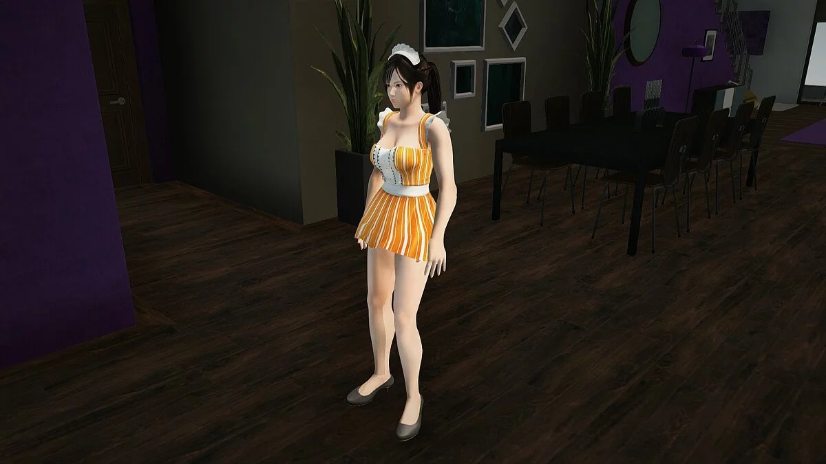 Kokoro em uniforme de empregada / GTA San Andreas