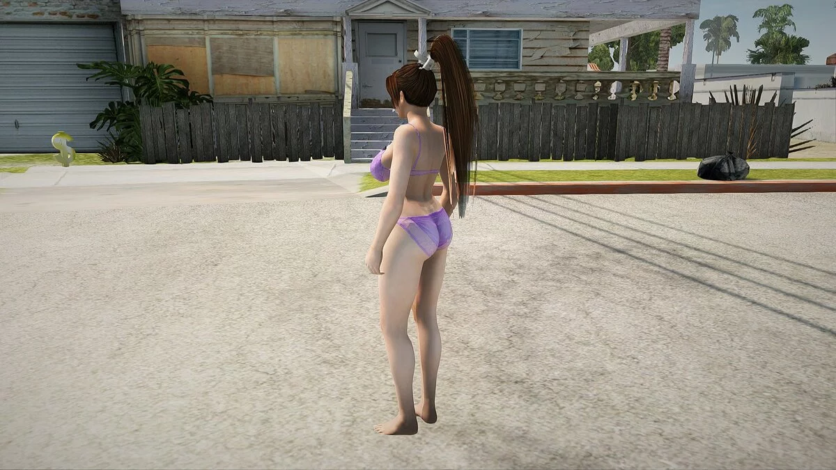 Mai Shiranui in a bikini / GTA San Andreas