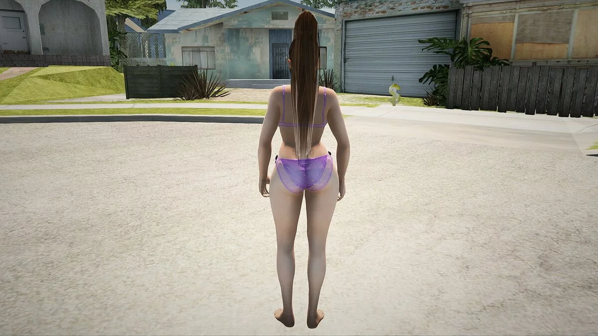Mai Shiranui in a bikini / GTA San Andreas