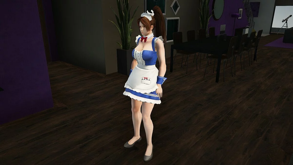Mai Shiranui em uniforme de empregada / GTA San Andreas