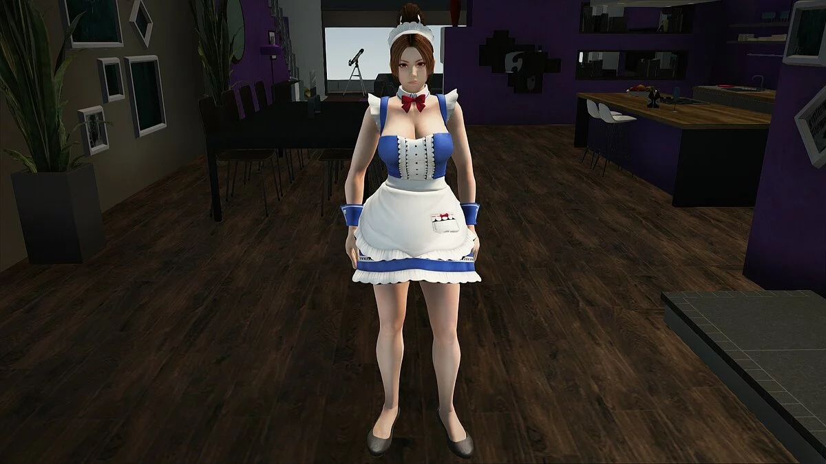 Mai Shiranui em uniforme de empregada / GTA San Andreas