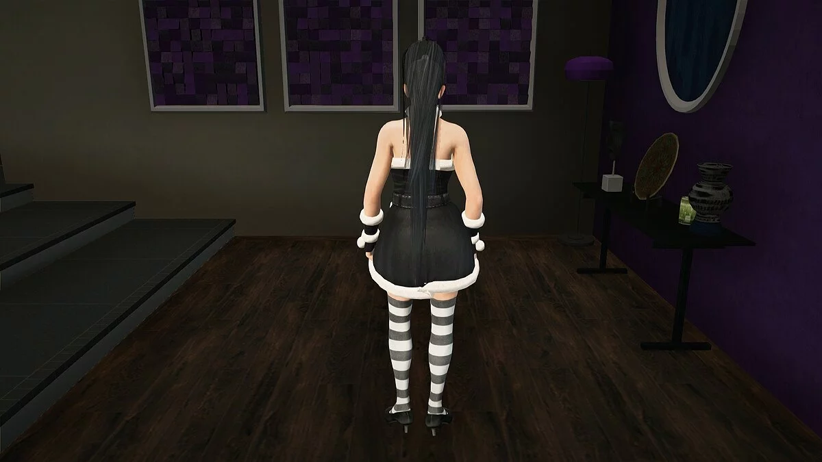 Momiji como ajudante do Papai Noel / GTA San Andreas