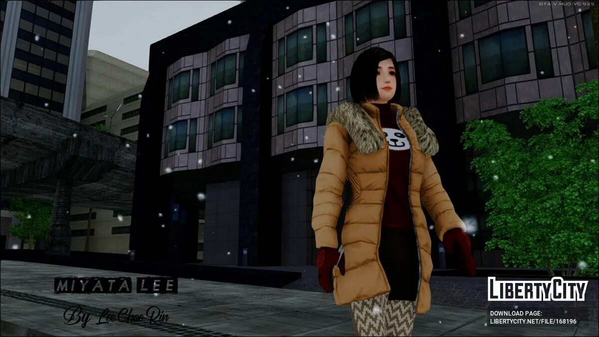 Naotora Li im Wintermantel / GTA San Andreas