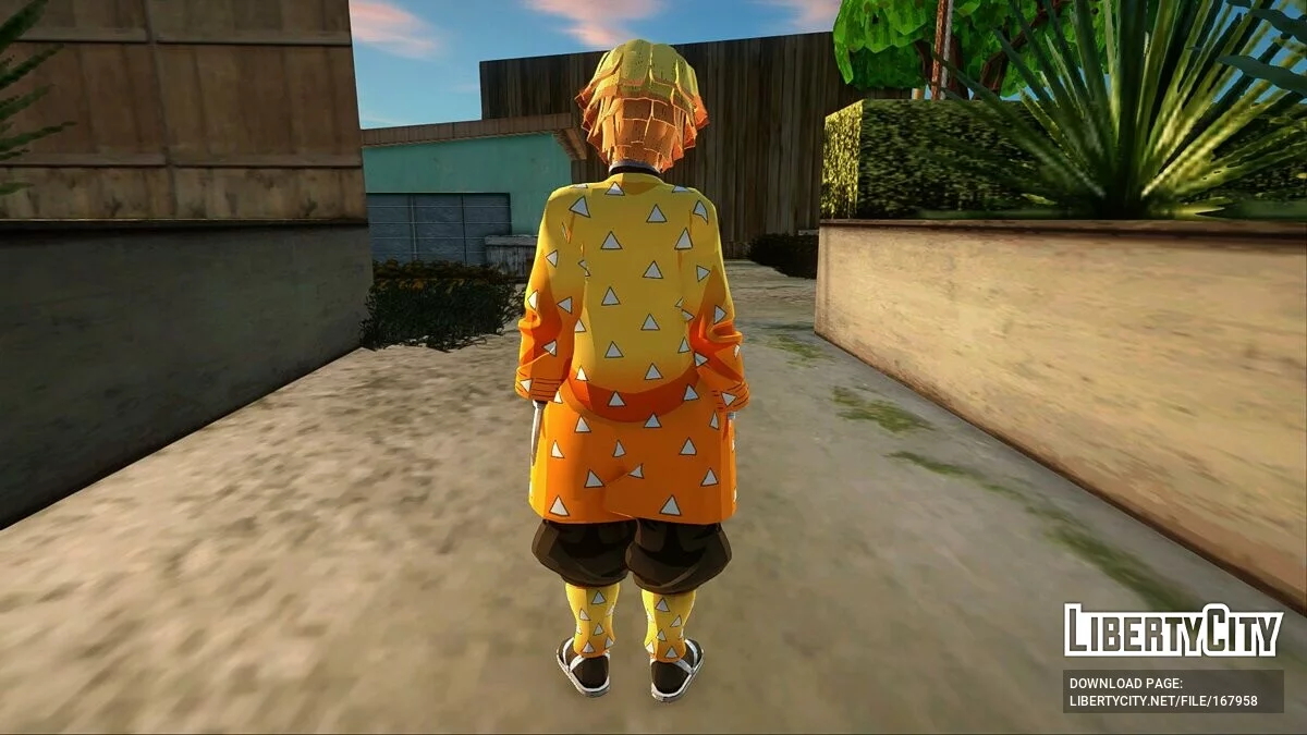 Зеницу (из Demon Slayer - Kimetsu no Yaiba) / GTA San Andreas