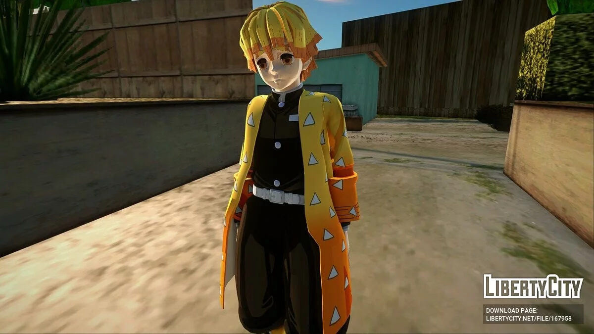 Зеницу (из Demon Slayer - Kimetsu no Yaiba) / GTA San Andreas