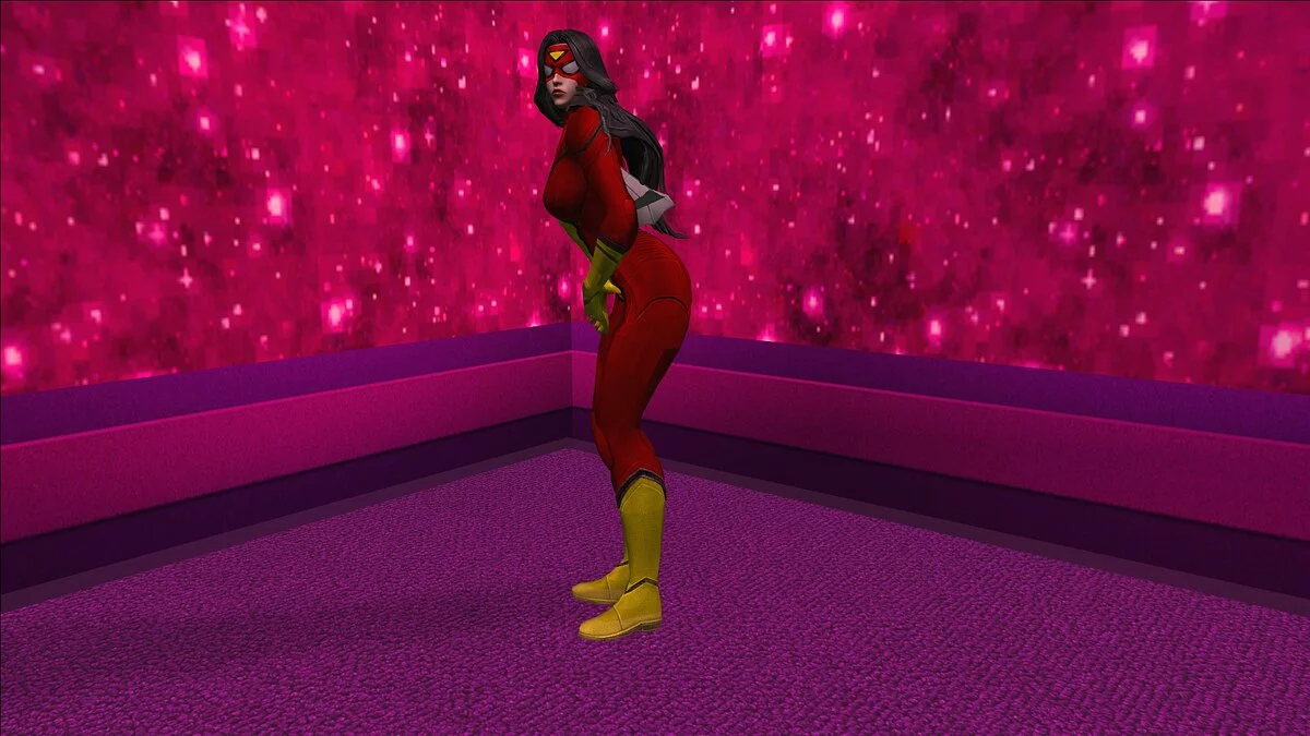 Mujer Araña de Marvel Future Fight / GTA San Andreas