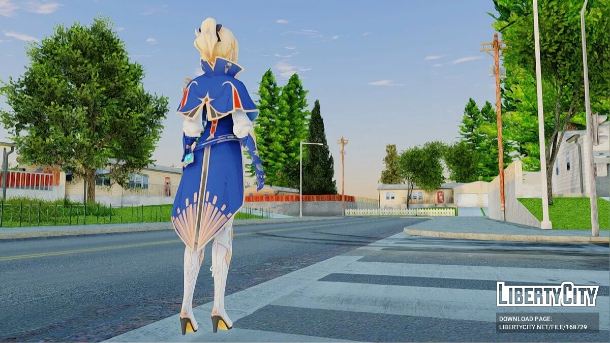 Jean from Genshin Impact / GTA San Andreas