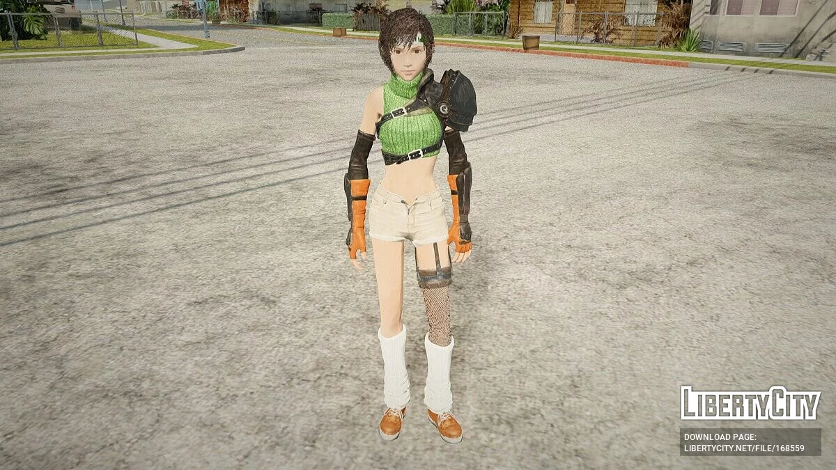 Yuffie Kisaragi aus Final Fantasy / GTA San Andreas
