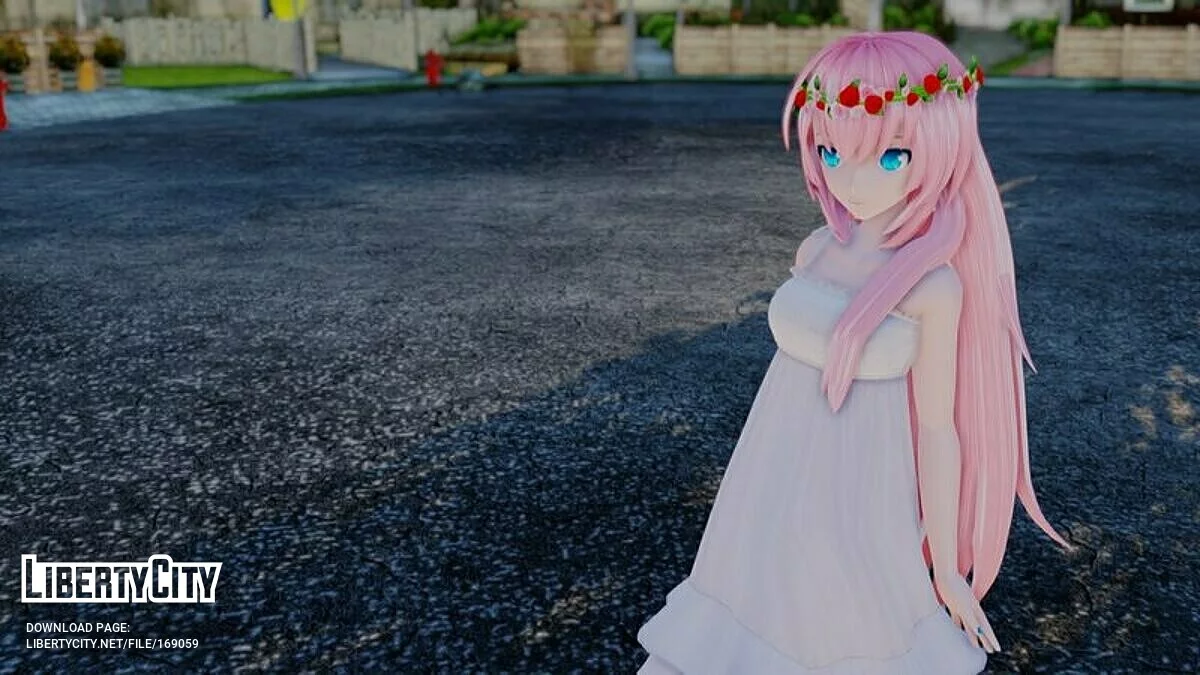 Luka Megurine en robe / GTA San Andreas