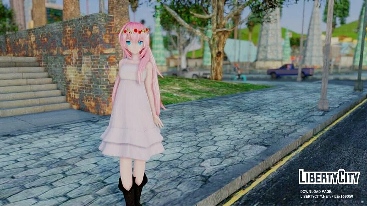 Luka Megurine en robe / GTA San Andreas