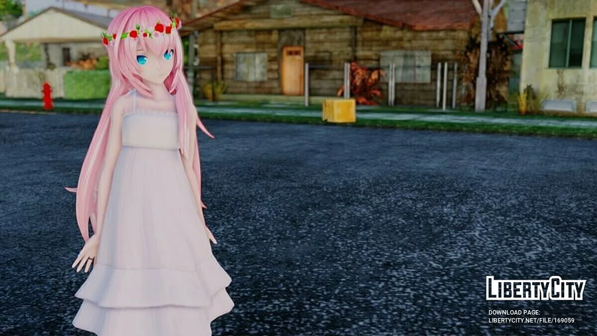 Luka Megurine en robe / GTA San Andreas