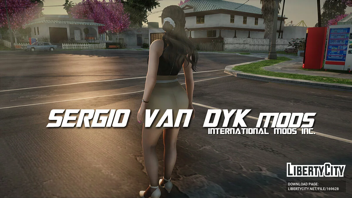 Саюри в офисной одежде / GTA San Andreas
