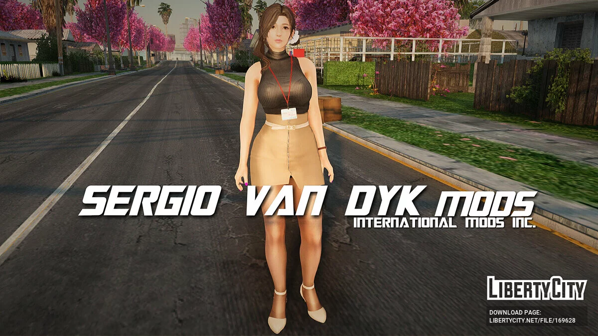 Саюри в офисной одежде / GTA San Andreas