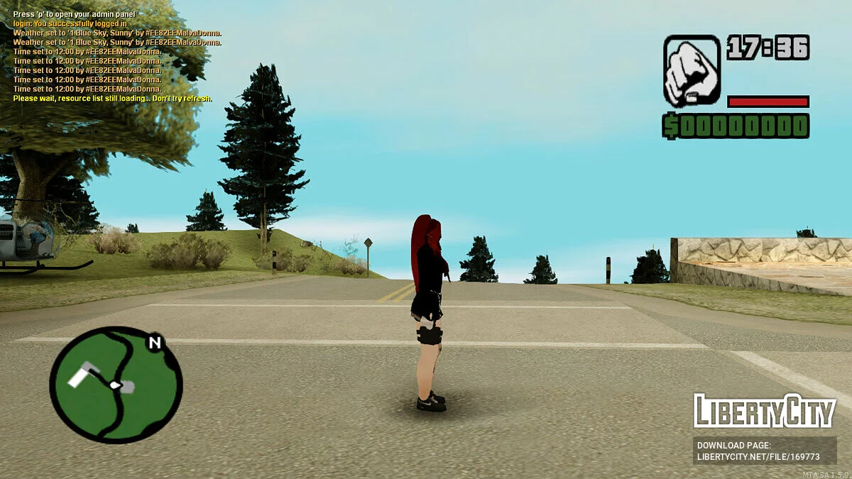Bad Girl Skin / GTA San Andreas