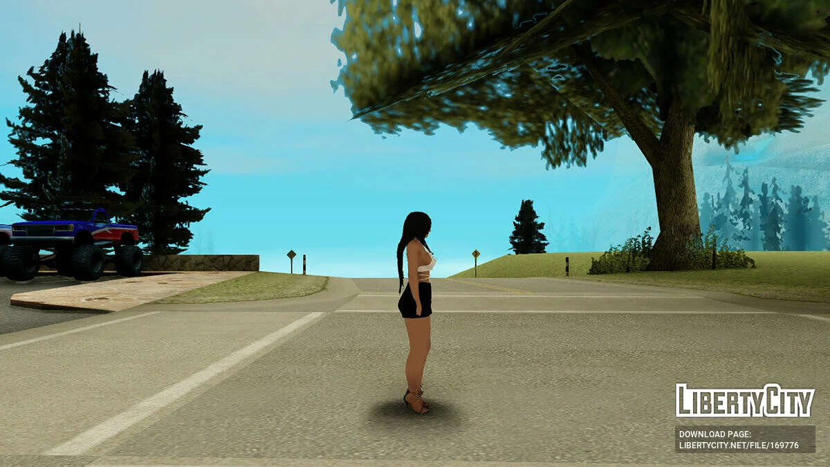 Дівчина в одязі Chanel / GTA San Andreas
