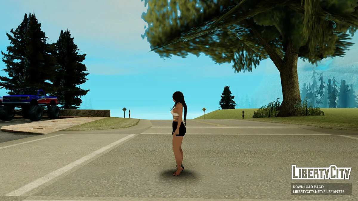 Дівчина в одязі Chanel / GTA San Andreas