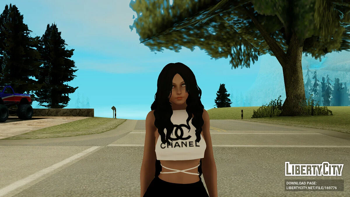 Дівчина в одязі Chanel / GTA San Andreas