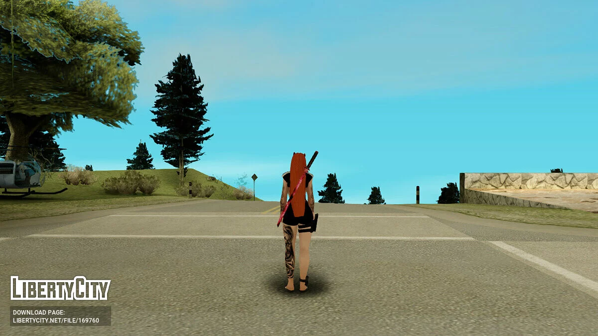 Жіноча шкіра з рогами / GTA San Andreas