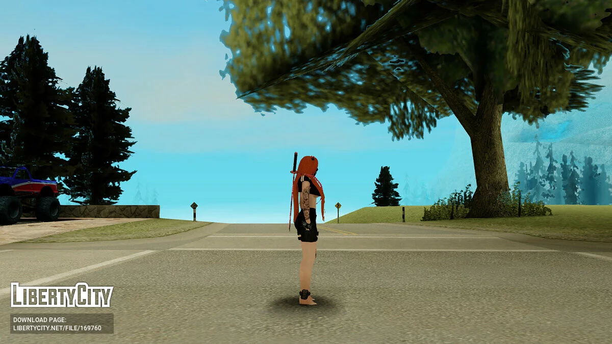Жіноча шкіра з рогами / GTA San Andreas