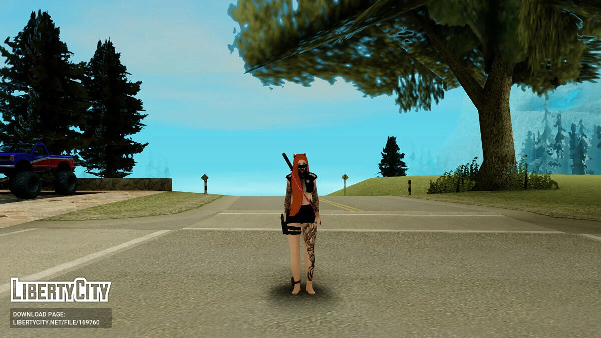 Жіноча шкіра з рогами / GTA San Andreas