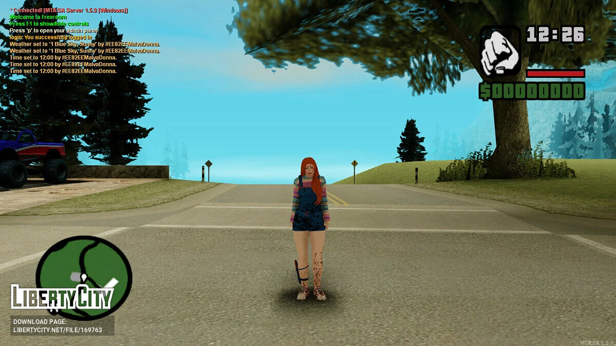 Female Chacky / GTA San Andreas