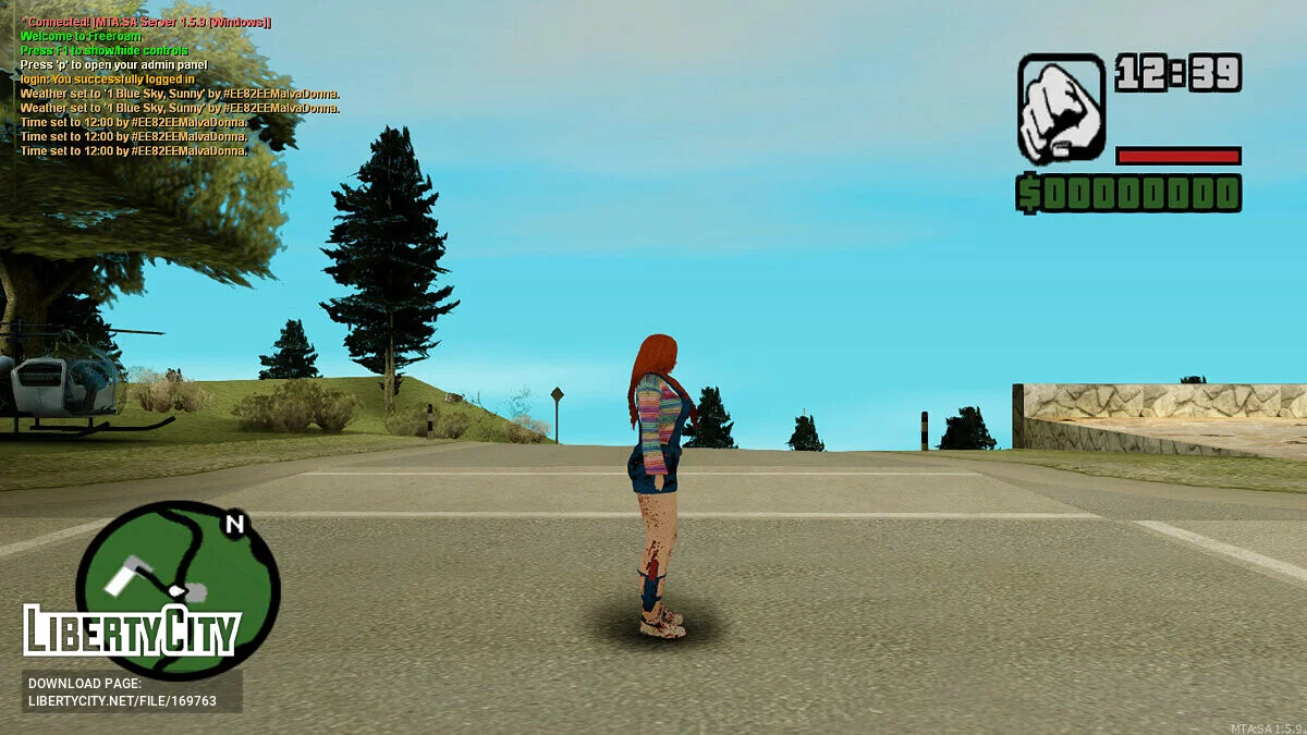 Female Chacky / GTA San Andreas